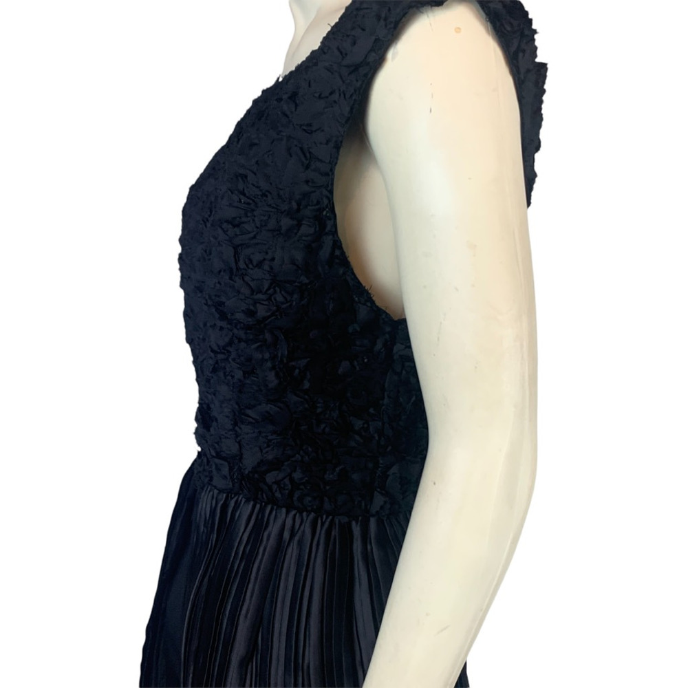 3.1 Phillip Lim Womens Silk Dress Black Textured Backless Pleated Pullover 4 - Picture 6 of 12